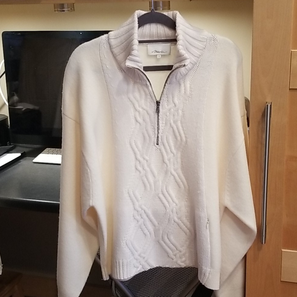 Phillip Lim 3.1 Wool half zip sweater